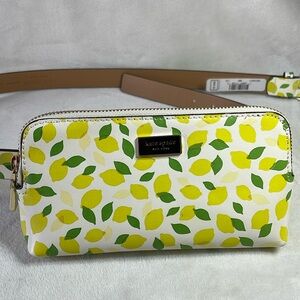 kate spade Lemon Print Belt Bag Nwt